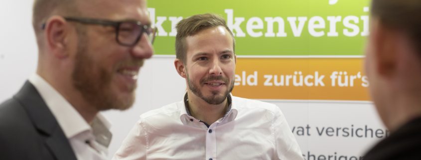 Christoph Huebner im Gespräch mit Kunden